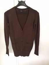 Gilet  M Longue - Marron - ZARA - Taille S 