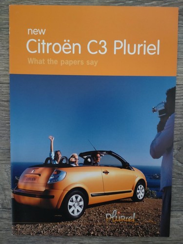 Citroen pluriel convertible - citroen, c3