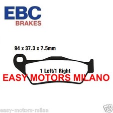 SFAC181 EBC Paire De Plaquettes De Frein Yamaha XQ Maxster - 125 CC 2001 - 2002