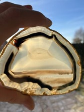 Agate Tranche  Polie Pierre