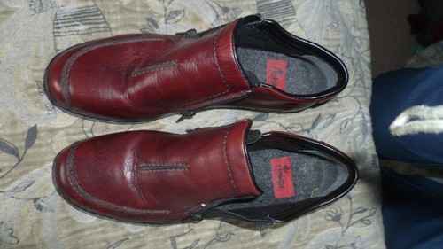 Botillons rieker bordeaux - botillons,