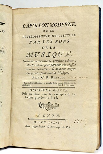 Livre rare brijon - brijon, l'apollon