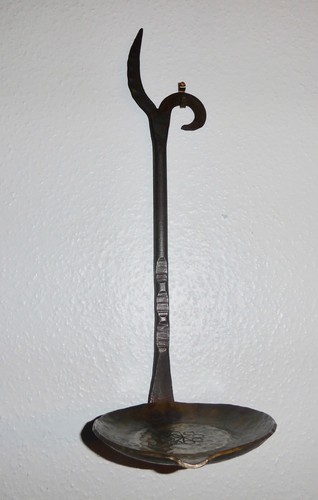 Lampe huile fer - lampe,