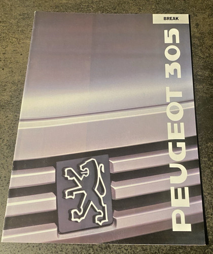 Brochure publicitaire peugeot - publicitaire,