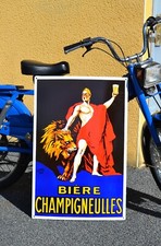 Plaque émaillée bière