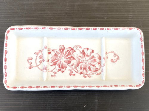 Ancien plat savon vegetal - plat, a