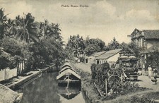 PC CEYLON - SRI LANKA, PADDA BOATS, VINTAGE POSTCARD (b14737)