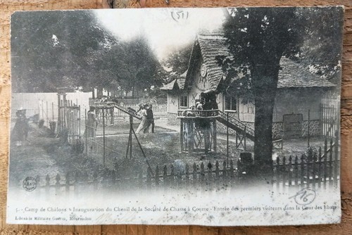 Camp châlons cpa - 51,
