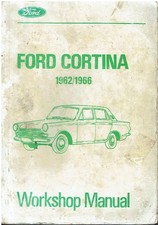 FORD CORTINA Mk1 1200 1500 SALOON ESTATE 1962-66 ORIG. FACTORY WORKSHOP MANUAL