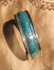 Bracelet En Argent Du Népal