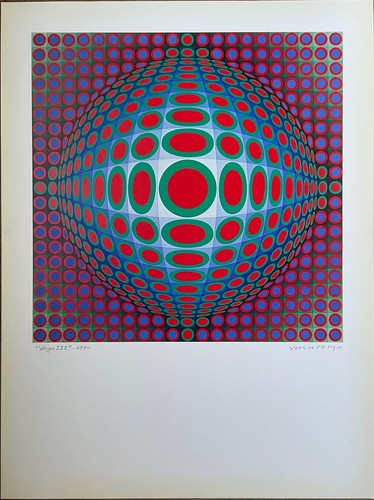 VICTOR VASARELY AFFICHE VEGA