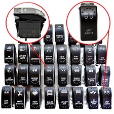LED 12V 24V tilt switch rocker switch symbol car boat car truck lights