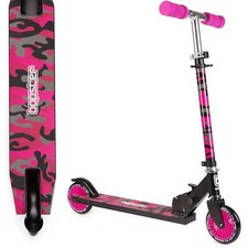 Kid ’S Rose Scooter 2 Roue en Ligne Pliable T Barre Enfants Garçons Filles Rue