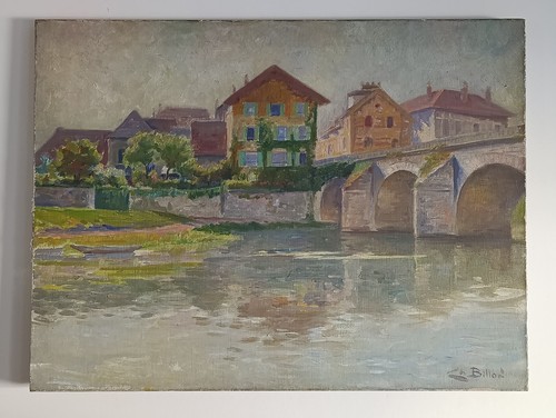Charles billon huile sur - huile,