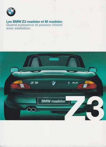 Catalogue brochure bmw - brochure, z3