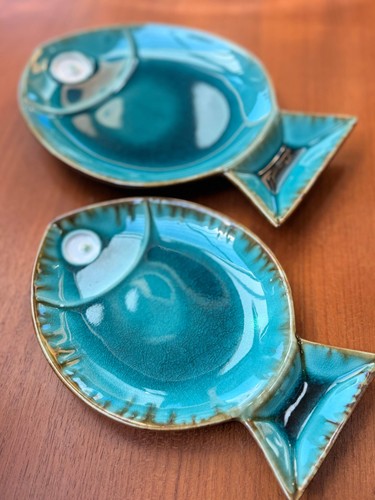 Assiettes poisson - assiettes,