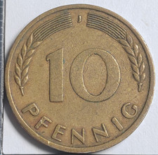 10 Pfennig 1950 J Allemagne Germany - 757077