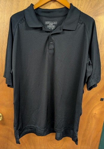 Mens 2xl black polo shirt - black,