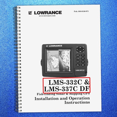 Lowrance lms 332c 337c fish - lms-332c, df