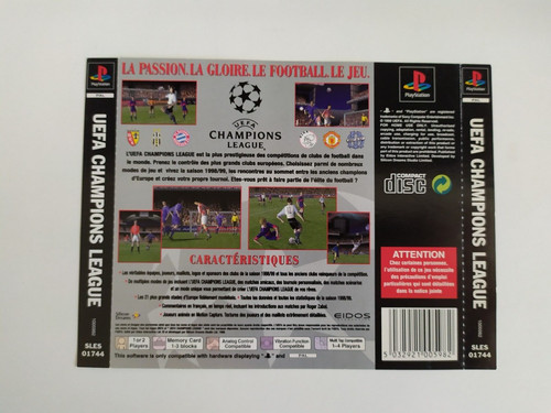 Jaquette verso arrière uefa - jaquette,
