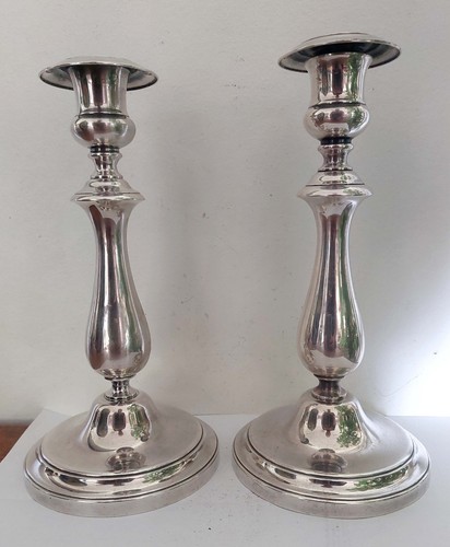 Paire bougeoir bronze - bougeoir,