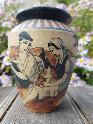 Vase ciboure jeune couple - vase, de