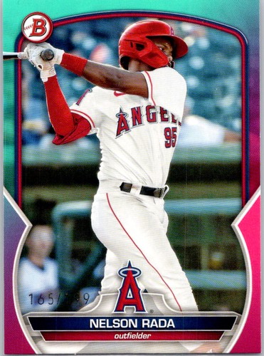 2023 bowman draft - 2023, aqua/pink
