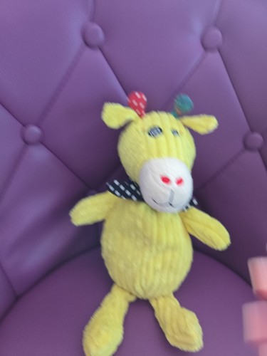 Doudou girafe jaune baby - doudou,