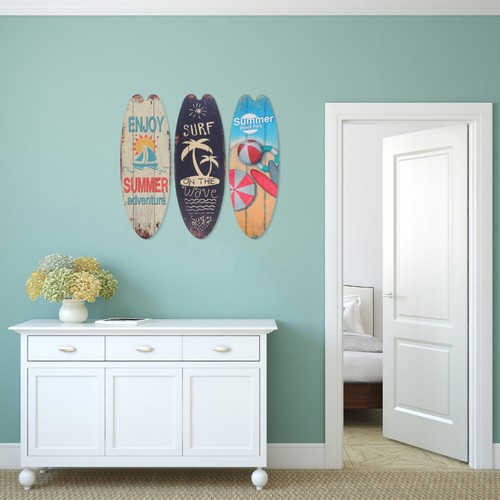 Pcs deco mer plage planche - mer,