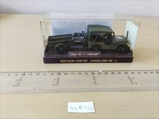 SOLIDO, JEEP US + REMORQUE 1/43e, COLLECTION OVERLORD 89