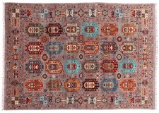 Tapis Ziegler Ariana Spécial 200x300 Fait Main Beige Motifs Géométriques