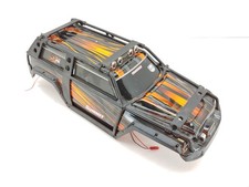 *RARE* Discontinued Traxxas Summit 1/8 Monster Truck Crawler Body w/ Cage ORANGE