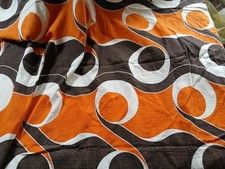 Ancien tissu de rideau Vintage