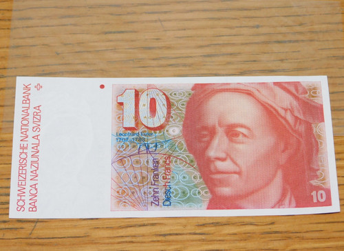 Neuf billet banque dix - billet,