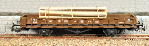 Wagon plat sncf charge - plat, de