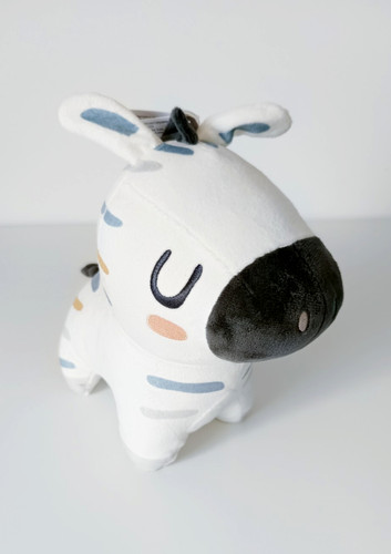 Peluche doudou zèbre blanc - peluche/doudou,