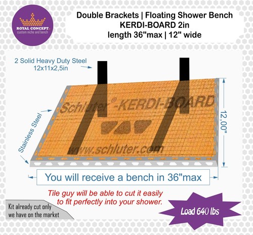 Walk shower double - |,