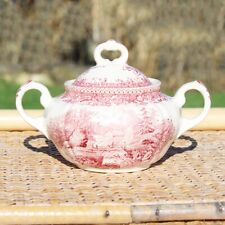 Antique Villeroy & Boch Burgenland Red Sugar Bowl