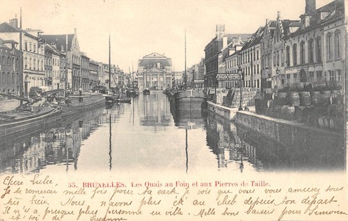 Cpa belgique bruxelles - belgique, /