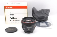 Canon EF 50mm F/1.2 L USM Lens [Mint] in Box from Japan #L3992