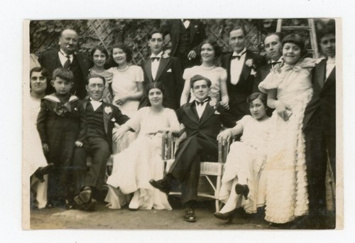 Vintage silver print photo - silver,