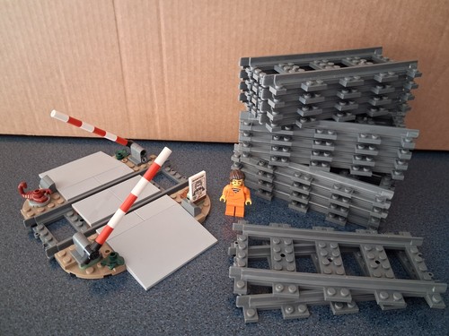 Lego train lot rails - train,
