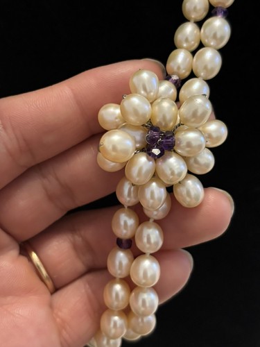Collier perles culture - en,
