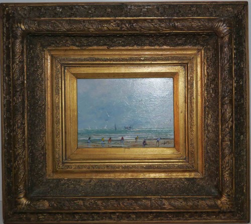 Tableau ancien peinture - , huile