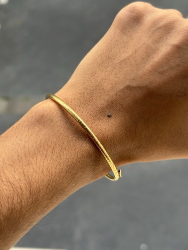 Bracelet jonc ouvrant - bracelet, or