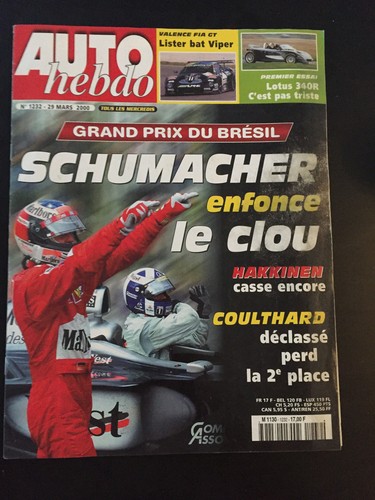 Auto hebdo 1232 03 2000 - hebdo, n°1232