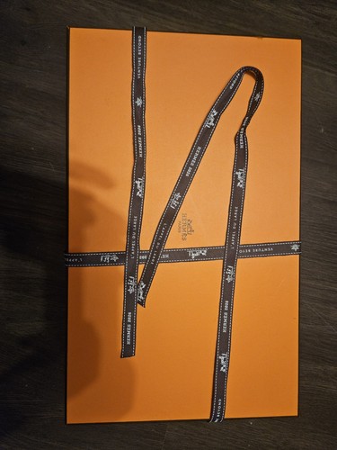 Boîte hermes carton orange - hermes,