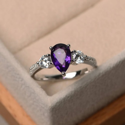 Bague améthyste de - bague,
