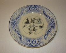ANCIENNE ASSIETTE REBUS JULES