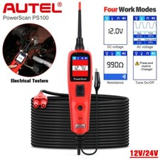 Outil de testeur de circuit de diagnostic système électrique Autel PowerScan PS100 12 V/24 V